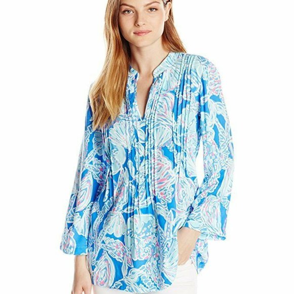 Lilly Pulitzer Sarasota Tunic - Into the Deep - EUC - XS - Picture 2 of 3